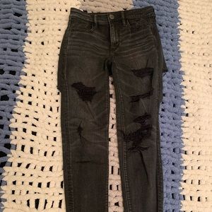 American eagle distressed jeans size 4
